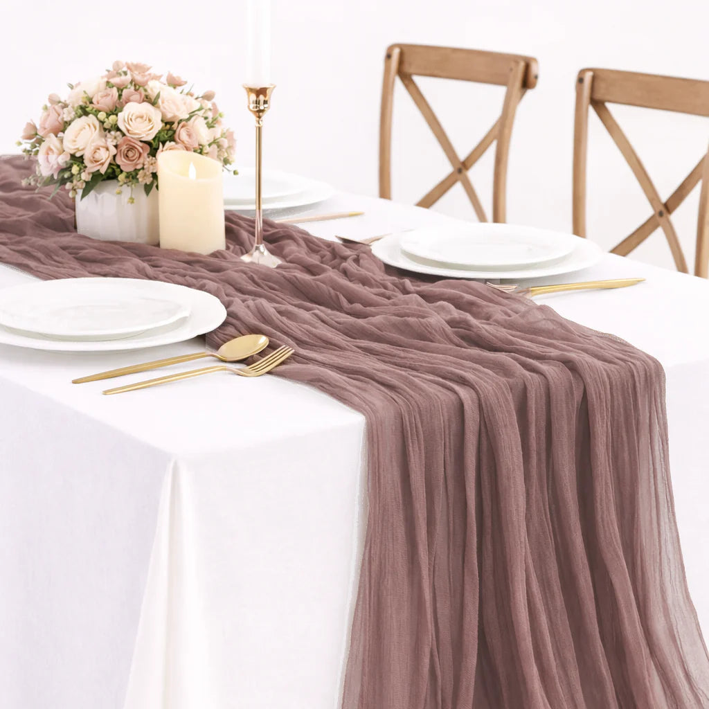 Cheesecloth Table Runner