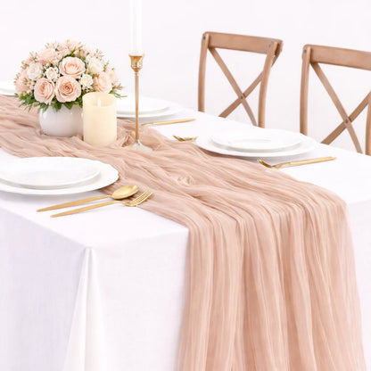 Cheesecloth Table Runner