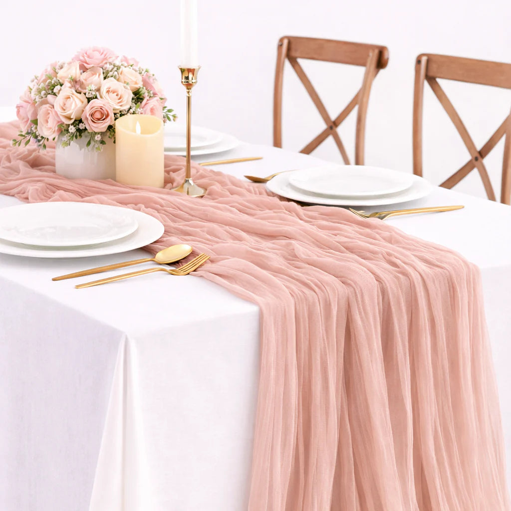 Cheesecloth Table Runner
