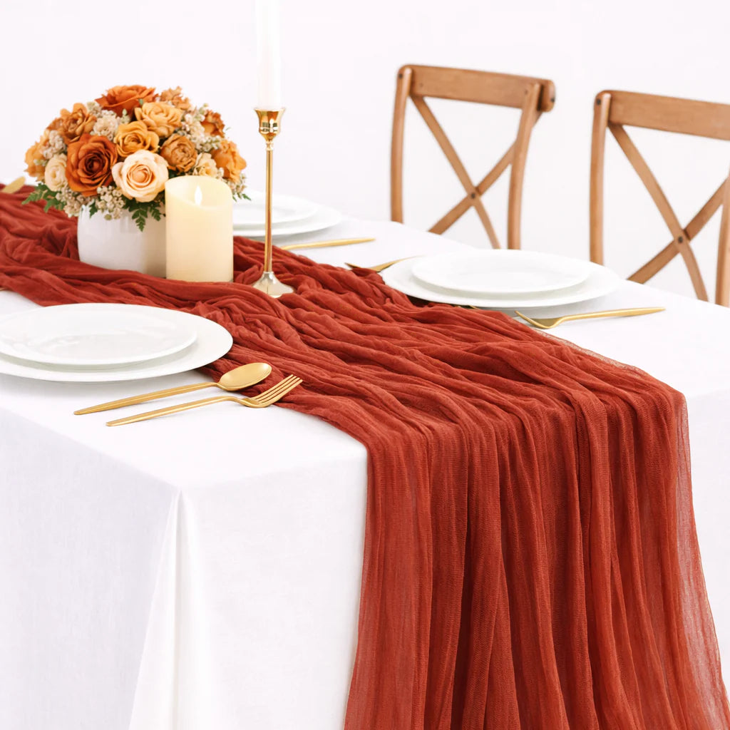 Cheesecloth Table Runner
