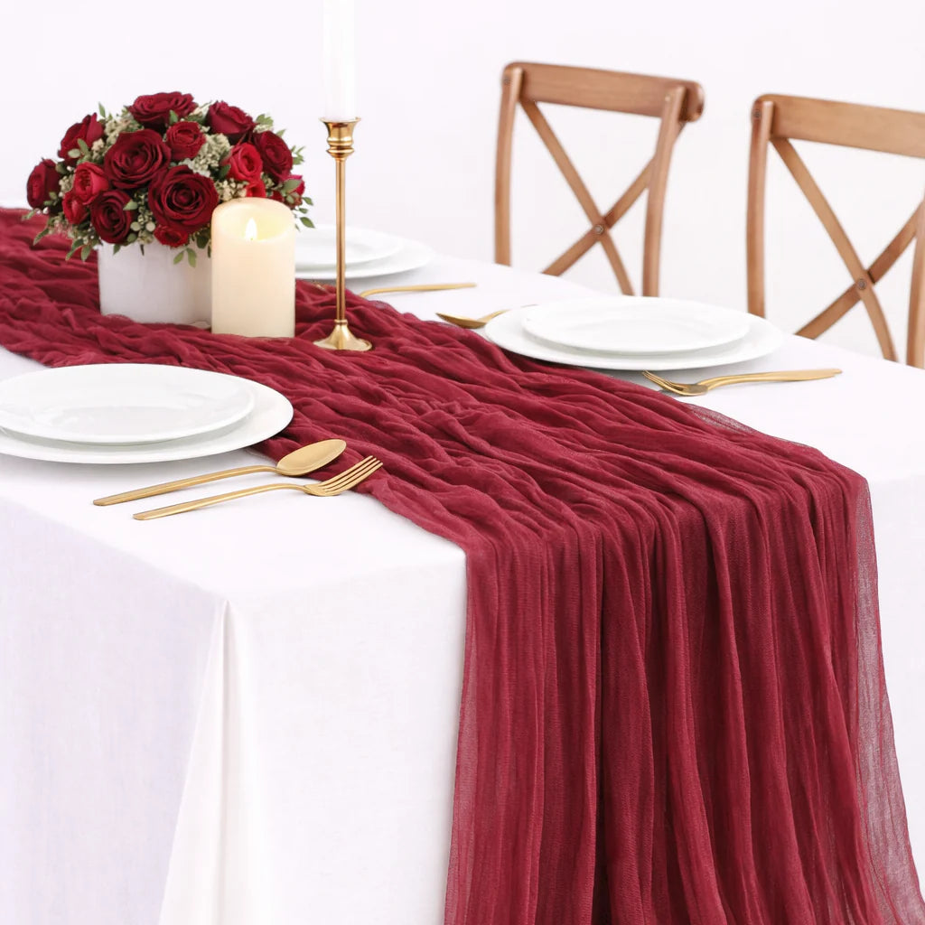 Cheesecloth Table Runner