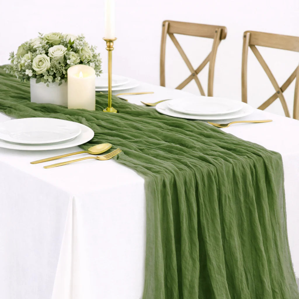 Cheesecloth Table Runner