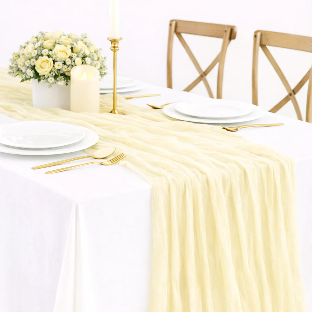 Cheesecloth Table Runner