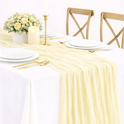 Cheesecloth Table Runner