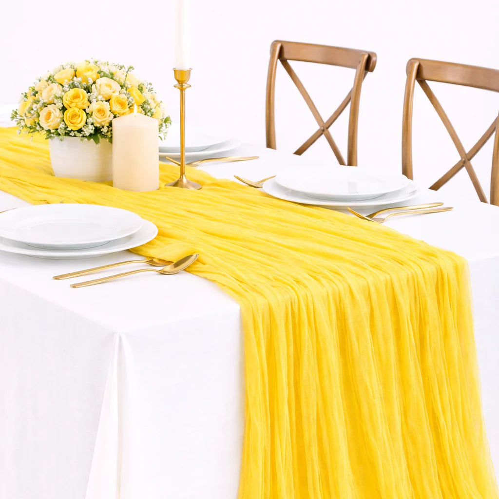 Cheesecloth Table Runner