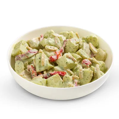 Potato w Basil Mayonnaise & Almonds