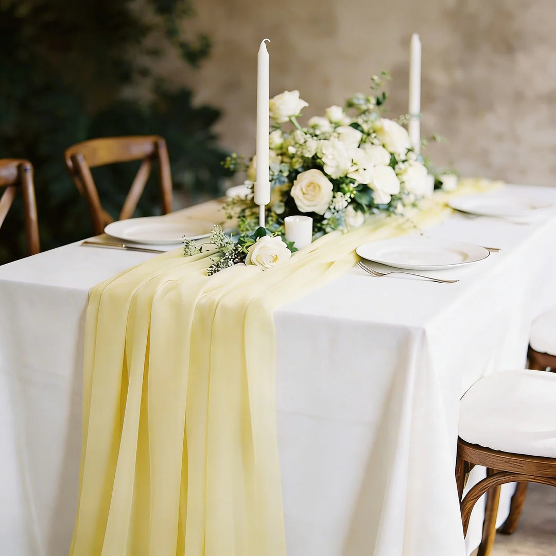 Chiffon Table Runner