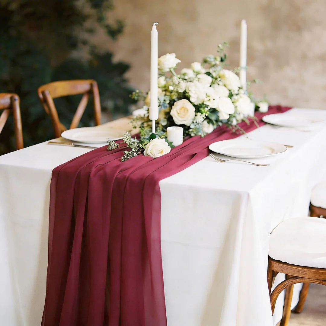 Chiffon Table Runner