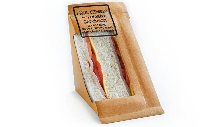 HAM, TASTY CHEESE & TOMATO SANDWICH