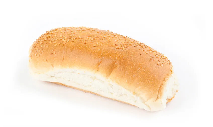 LONG ROLL WHITE SESAME (CRUSTY)