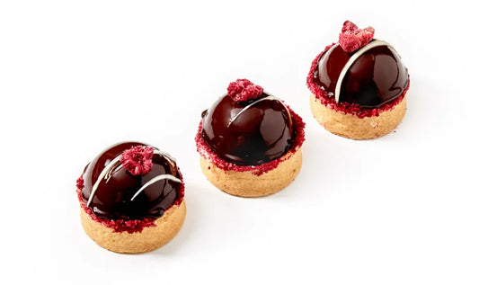 CHOC AND RASPBERRY TARTLET (15 PACK)