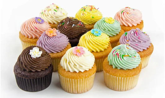 GLUTEN FREE PASTEL CUPCAKES X 12