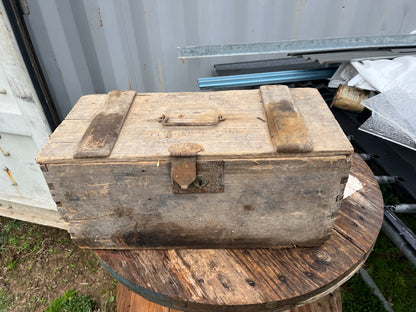 Wooden toolbox