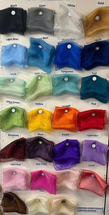 ORGANZA CHAIR SASHES