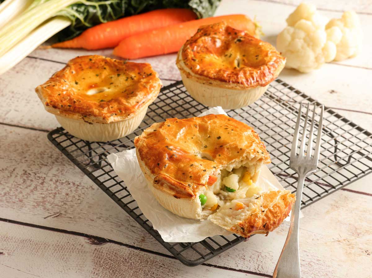 Vegetable Mornay Pie