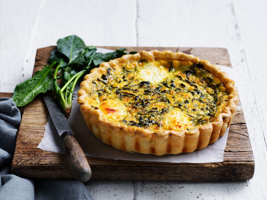 Family Spinach Ricotta Quiche