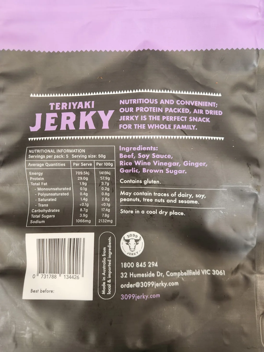 Teriyaki Beef Jerky 50g