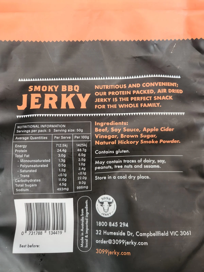 Smoky BBQ Jerky 50g
