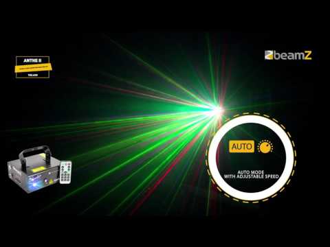 Beamz Anthe-II Laser Light RGB Dual Multipoint Laser