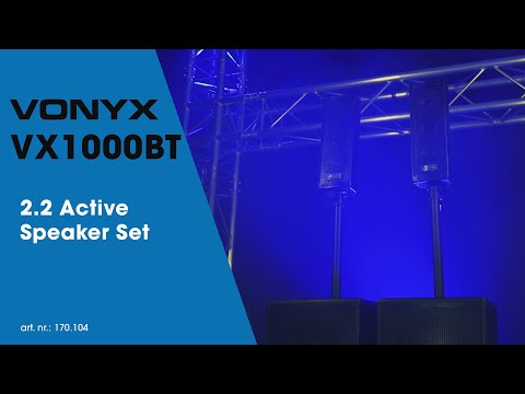 Vonyx Complete Active PA Speaker System – Bluetooth