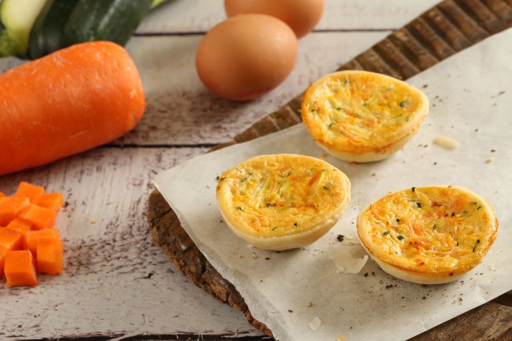 Cocktail Quiche -Mixed Veggie (V)