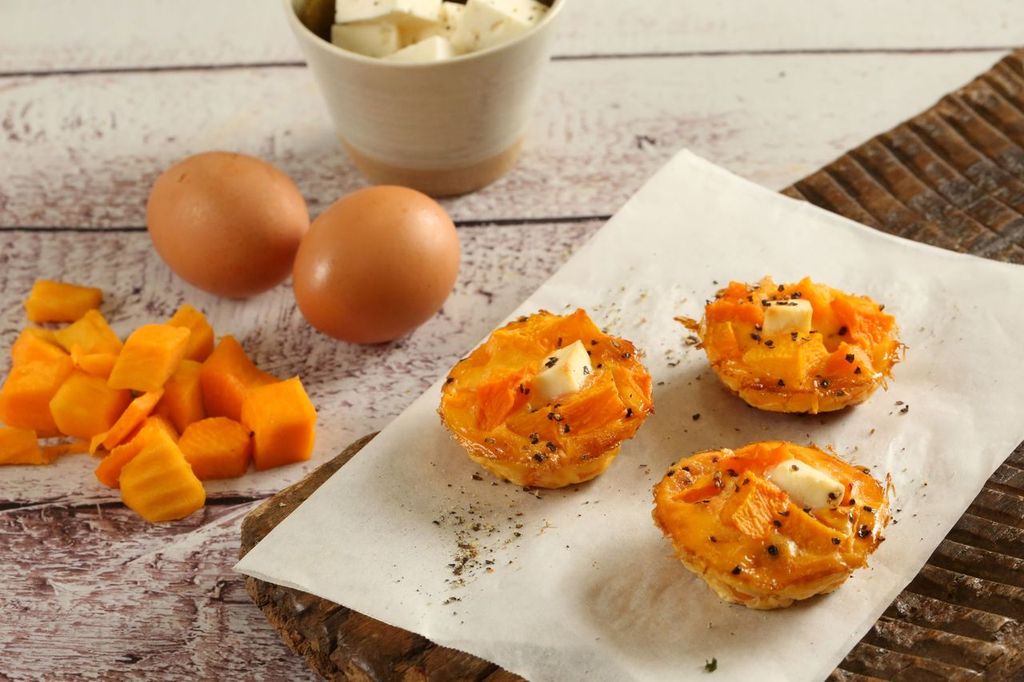 Cocktail Fritatta - Pumpkin & Feta (V) (FL)