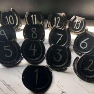 Horseshoe Table Numbers